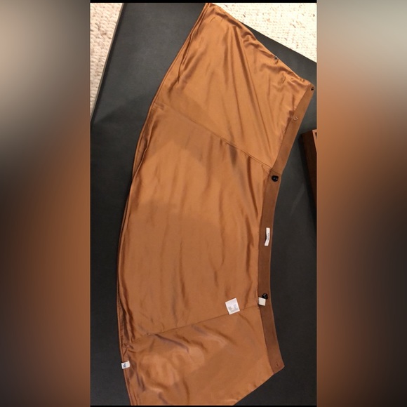 Nik & Nik Girls suede wrap skirt in cognac colour, size 16 - Picture 6 of 7